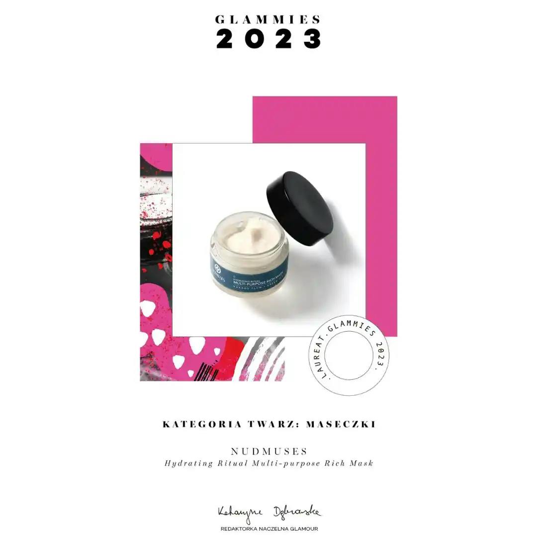 Award Glamour Glammies 2023 for Hydrating Ritual Multi-purpose Rich Mask in the category of Face - masks