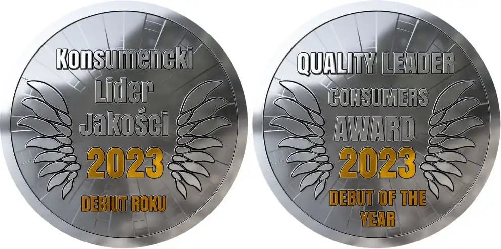 Award CONSUMER QUALITY LEADER - DEBUT OF THE YEAR 2023 in the category "Skin care cosmetics"