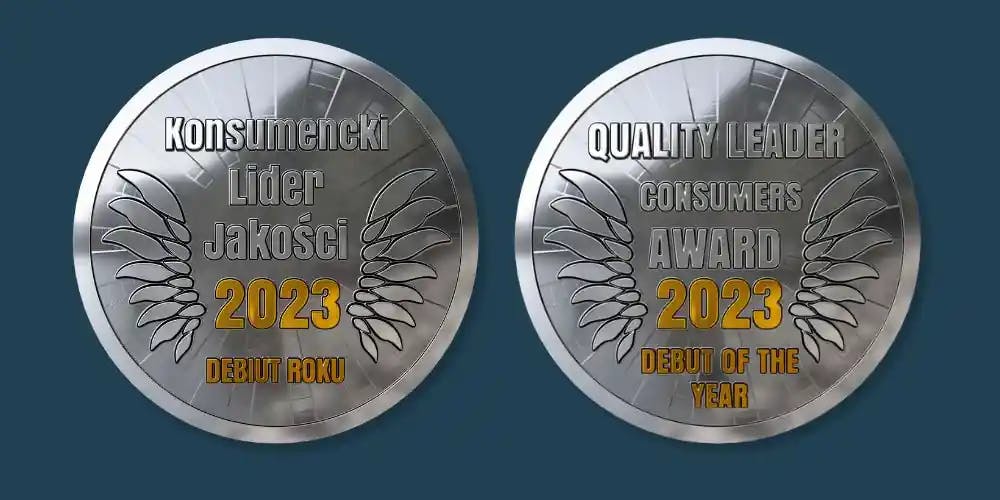 Nudmuses Consumer Quality Leader emblem - Debut of the Year 2023